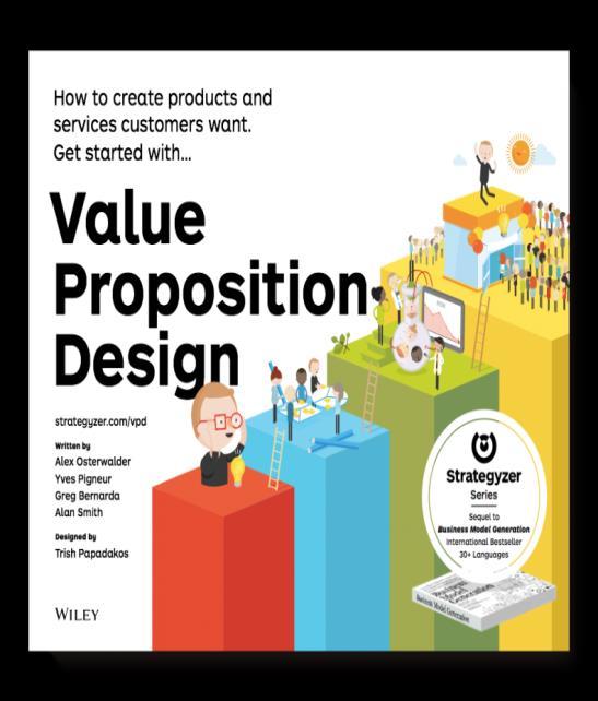 Book skim Value Proposition Design Introduktion til bogen Value Proposition Design er det seneste skud på stammen fra forfatterne bag Business Model Generation og Business Model You.