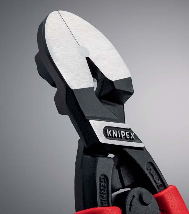 Electronic Super Knips XL 12 Kraft-skævbider med sideskær til blødmetal 14 ACSR luftledningsklipper (Skraldeprincip) 16 Øreklemmetang 18 Spændebåndstang, 180 mm 20 Slangespændebåndstang, 180 mm 21