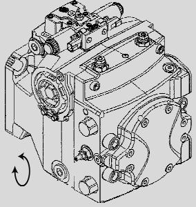 7 - Fejlsøgning 2. Skru gevindstangen (8) helt ind i hydraulikmotoren. 8 3. Placed (9) the bar against the hydraulic motor block. 4.