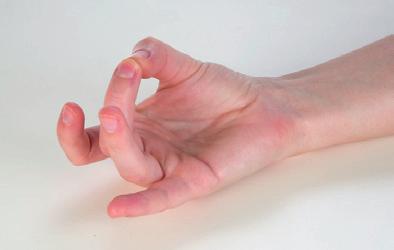 Øvelse 7 Lav et O ved at føre tommelfingeren til