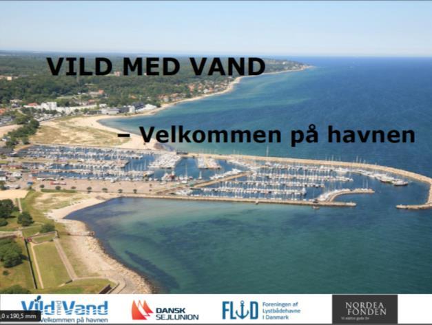 Vi søger om at være med i projektet Vild Med Vand. Projektet vil bidrage til at realisere danskernes ønske om et aktivt fritidsliv på vandet.