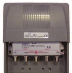 4-Way splitter 5-2150MHz 4-Way splitter 5-2150MHz Anvendelse: Kan fordele TV signaler.