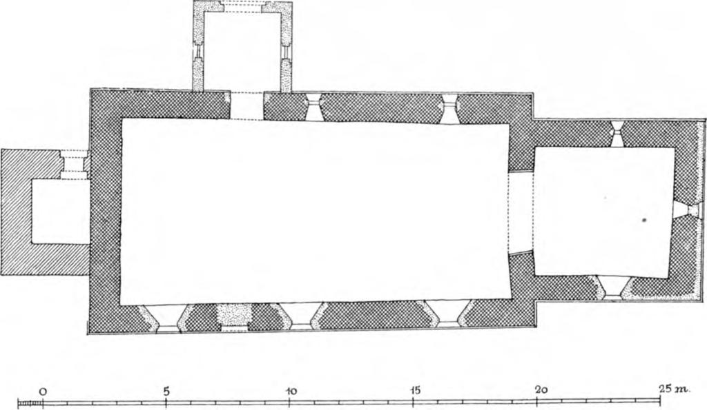 262 HILLERSLEV HERRED Fig. 3. Tved. Plan. 1 : 300. Maalt af C. G. Schultz 1936.