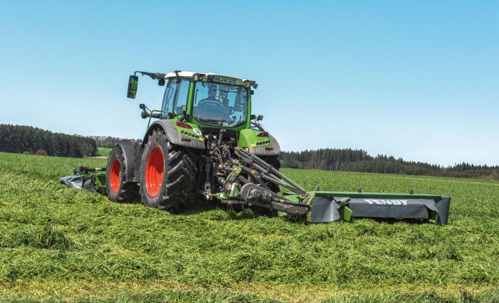 All our Fendt mowers are equipped as standard with a quick-release knife system.