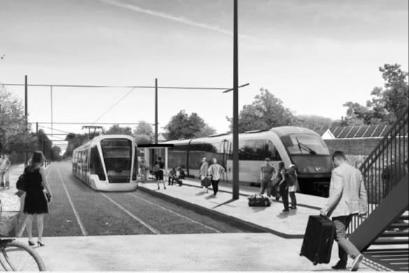 Med elektrificeringen, hastighedsopgraderingen og forbindelsen til den nye bane vil passagererne spare rejsetid.