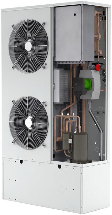 Væskekøleanlæg - BlueBox Luftkølede chiller-units - EPSILON ECHOS + Luft/Vand Chiller med Inverter Scoll Kompressor Ydelserne er opgivet ved køl: lufttemperatur 35 C og vandtemperatur 7 C Ydelserne
