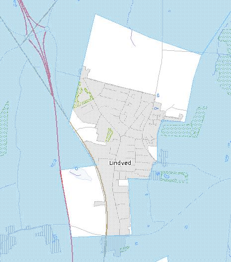 4 NFI-delområder omkring Lindved Ud fra den statslige kortlægning har kommunen vurderet grundvandsinteresserne omkring Lindved, og har drøftet dem med Vejle Kommune, da TREFORs indvinding ligger lige
