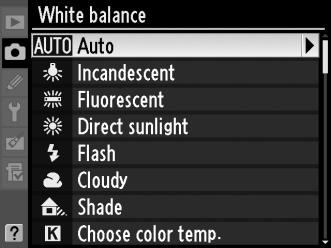 Finindstilling af hvidbalancen Det er det muligt at "finindstille" hvidbalancen for at kompensere for variationer i lyskildens farve eller for at anvende et bestemt farvestik i et billede.