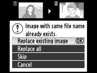 9 Vælg [Yes] (Ja). Der vises et bekræftelsesspørgsmål. Markér [Yes] (Ja), og tryk på J. D Copy Image(s)? (Kopiér billede(r)?