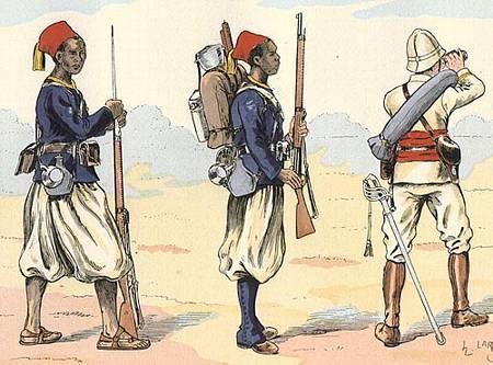 Tirailleurs Sénégalais, 1890.