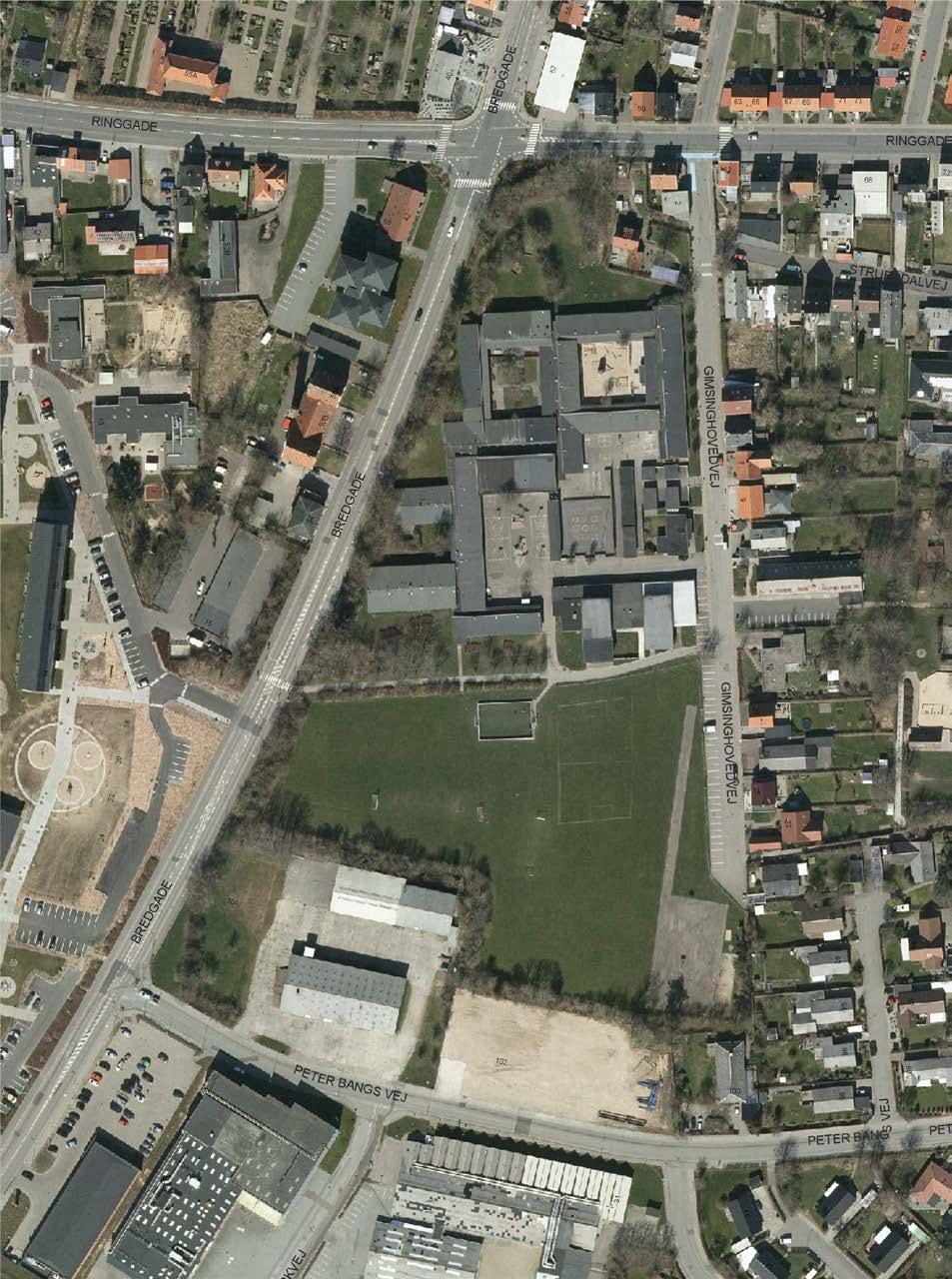 Luftfoto af lokalplanområdet