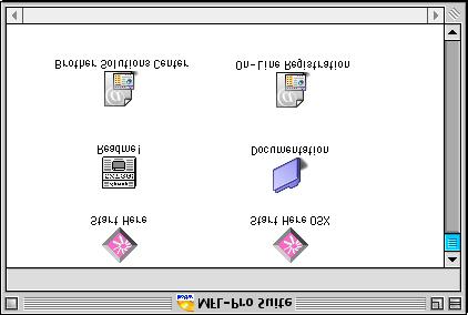 Trin 2 For brugere af sgrænsefladekabel For Mac OS 8.6 til 9.2 Sørg for, at du har udført instruktionerne fra Trin 1 Opsætte maskinen på sider 4-11.