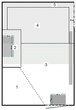 pattegrise Valg af R & B materiale Valg af redebygningsmateriale Gulvet i stien består af henholdsvis spaltegulv (støbejern) drænet gulv (støbejern) og fast gulv (beton).