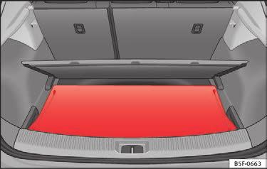 Bagagerumsafdækningen kan opbevares under den variable bagagerumsbund, hvorved bagagerumsbunden skal være i øverste position (undtagen i biler med naturgasmotor CNG) Side 155.