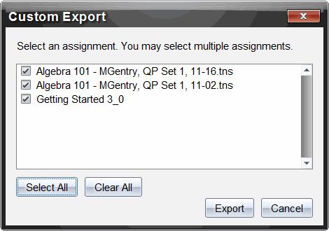 Denne funktion er nyttig, når der skal meddeles resultater i en periode kun med eksport af elevnavn og endeligt resultat. 1. Klik på Filer > Eksportér data eller klik på. 2.