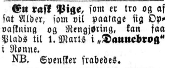 Danske meninger om svenske indvandrere Ugeskrift for Læger 1886, læge J.