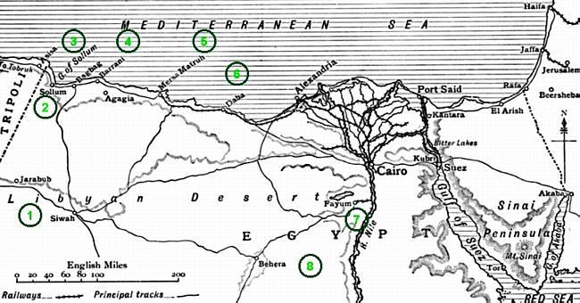 Senussi Opstanden (1915-1917) Indledning Det ægyptiske militære bidrag til operationerne mod senussierne var, i forhold til det engelske, australske, indiske, newzealandske og sydafrikanske, ret