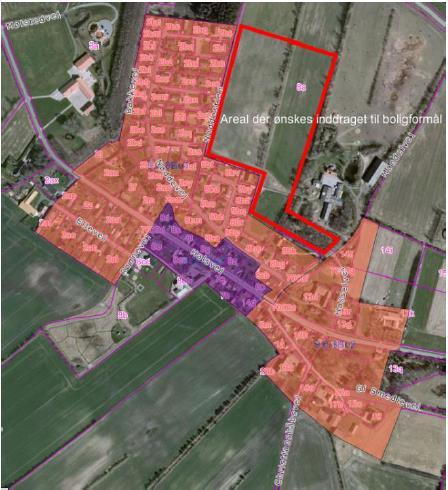 Sagsbeskrivelse Oversigtskort By- og Landskabsudvalget godkendte på mødet den 9. marts 2017 punkt 7 igangsætning af fordebat for nyt boligområde ved Mandelvej, Stae.