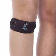 Patellavator Patellavator knæortose giver ved kompression mod patellasenen lindring af smerter i knæet ved patella tendinitis.