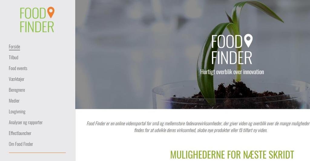 FOOD FINDER Danish Food Clusters nye