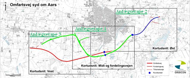 KAPITEL 8 Aars Omfartsej Aars er en by beliggende i Vesthimmerlands Kommune sydest for Aalborg. I takt med at byen Aars har udiklet sig, er trafikbelastningen ia byens indfaldseje steget.