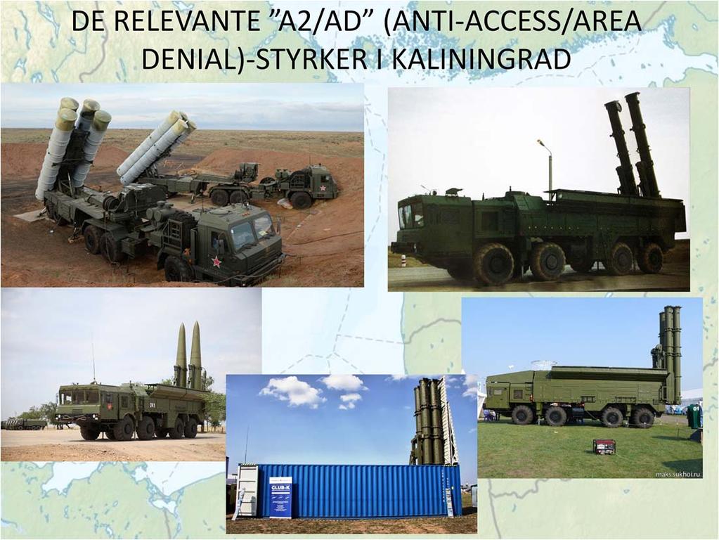 Læg mærke til anvendelsen af den samme lastvognsplatform for Iskander M ballistiske missiler, landbaserede Iskander K krydsermissiler og Bastion sømålsmisiler.