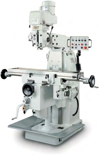 First fræsemaskine type LC-20 Maskinen leveres standard med: Type LC-20 VHS med horisontal spindel Motoriseret tilspænding på X,Y og Z-akse 3-akset Sino digital udstyr Pneumatisk værktøjsantræk