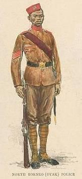 Om British North Borneo Dyak Police, 1882-1918 Indledning Blandt de enheder fra Det engelske Imperium, som deltog i markeringen af Dronning Victorias diamantjubilæum 22.