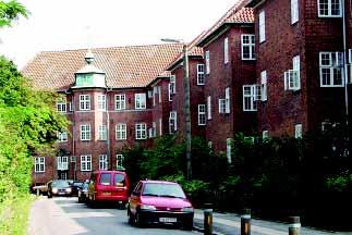 Høje allétræer danner en karakterfuld overgang mellem Bakkehusene og Rødkilde Plads. Grøndalskvarteret, øst for Godthåbsvej indeholder flere forskellige bebyggelsesformer.