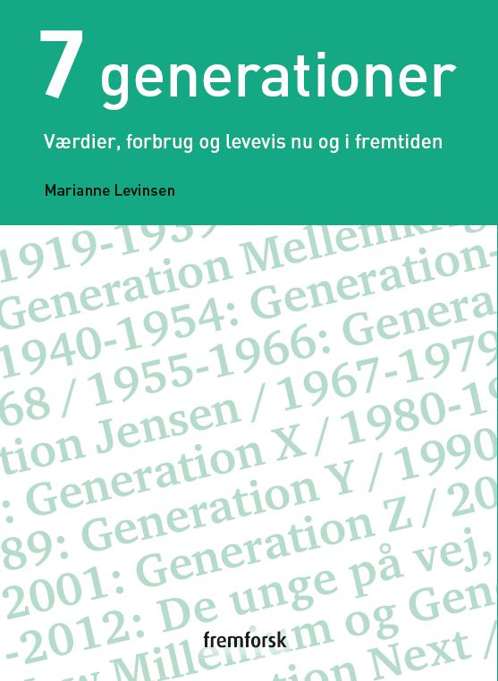 Generationer i Danmark Ny bog af Marianne Levinsen: 7 Generationer Print og ebog format Lige udkommet Bygger