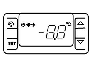 Thermostat Le thermostat est placé dans le panneau de contrôle (figure 2.0). Figure 2.0 Il est préprogrammé pour l armoire ; dans la plupart des cas il est donc inutile de le régler.