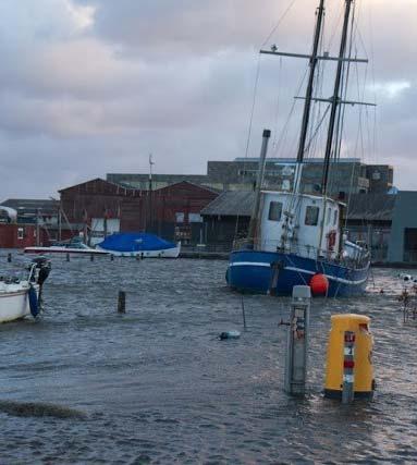 Klimaændringer Klimaændringerne er tiltagende, og antallet af tilfælde med væsentlige vandstandsstigninger og afledt oversvømmelsesrisiko er stigende.