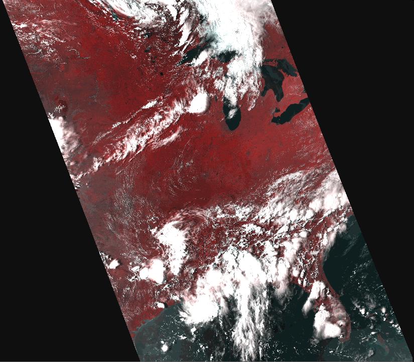 Advanced Very High Resolution Radiometer (AVHRR) Provides 4-6 band multispectral data from NOAA polar-orbit satellites Continuous