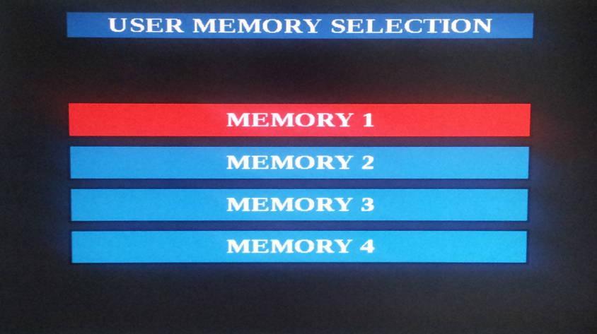 8. Bruger hukommelse Afbalanceringsapparatet er udstyret med hukommelses funktion, så brugeren kan gemme fire forskellige hjulparametre.