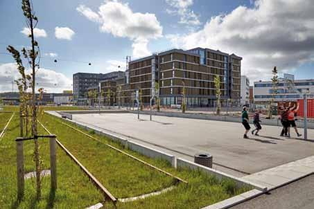lagt og finansieret i et samarbejde mellem Aalborg Kommune og Enggaard A/S, som ejer og byudvikler Østre Havn på Aalborg Havnefront.