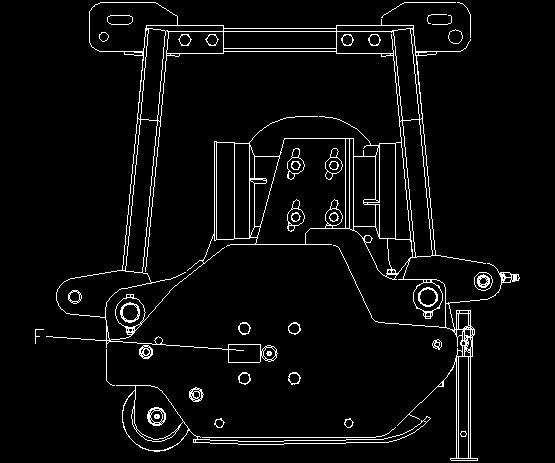 Safety labels: The flail mower is furnished with safety labels positioned as shown on