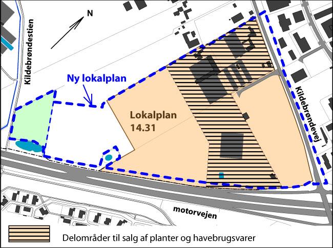 I Greve Kommunes Planstrategi fra januar 2008 er hele området frem til det reserverede baneareal, vist med rødt på planen side 4, med som nyt byzoneområde, der tænkes planlagt som erhvervsområde.