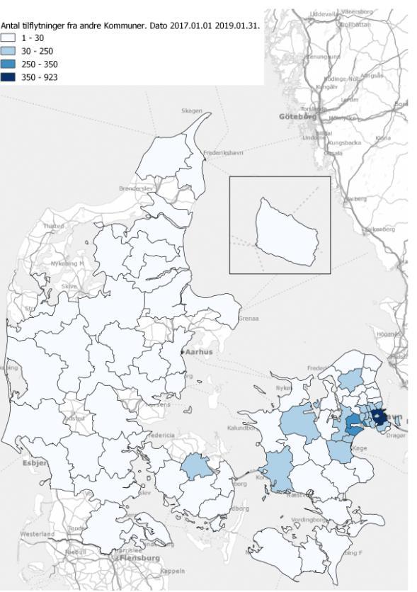 Befolkningsprognose 2019-2026 for Ishøj Kommune side - 8 - flytteoverskud (flere tilflyttere end fraflyttere), hvilket vendte i 2018.