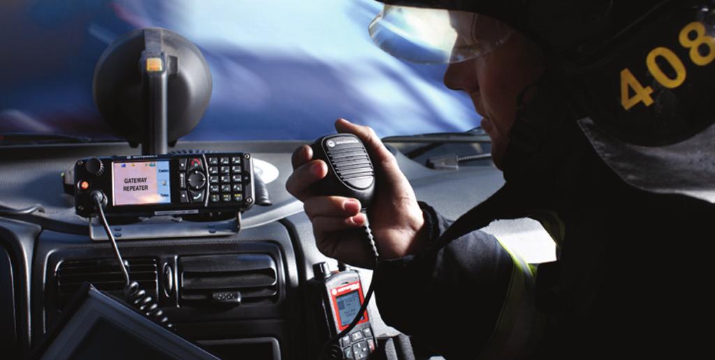 The MTM5200 is the base model in the MTM5000 Series of TETRA radios.