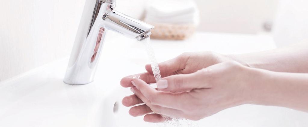 Sæbe til håndvask For at bevare huden sund skal den holdes ren - hver dag.