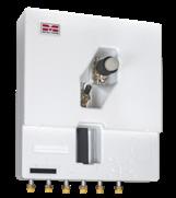 Fjernvarme systemunit Direkte fjernvarme METRO System 1 unit 6371 med kabinet 375278010 Direkte fjernvarme til rumvarme, montering under beholder.