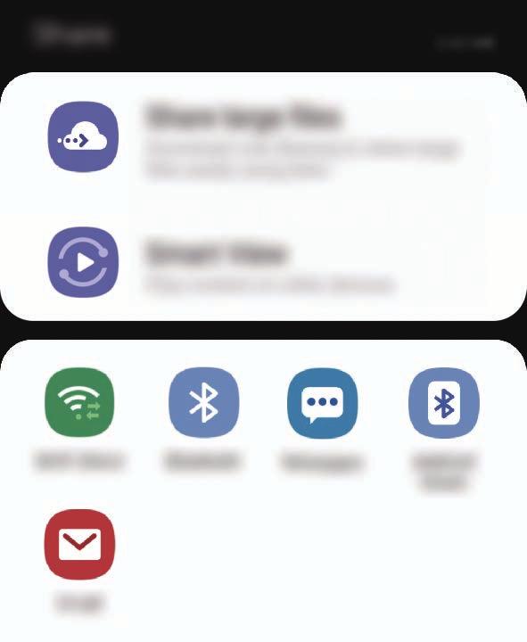 Apps og funktioner Modtage meddelelser Du kan modtage meddelelser fra tilsluttede enheder på din smartphone. Du kan for eksempel modtage en meddelelse på din smartphone, når vasketøjet er færdigt.
