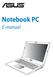 Notebook PC. E-manual