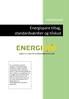 Energispare tiltag, standardværdier og tilskud
