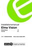 Installationsmanual. Elma Vision. Dansk/Norsk 1-2 Svensk 2-3
