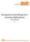 Kompetenceudvikling Socialcenter. Kursuskatalog