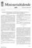 Ministerialtidende. 2010 Udgivet den 29. oktober 2010