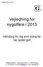 Vejledning for nygolfere i 2015