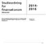 Studieordning for finansøkonom fællesdel 2014-2016