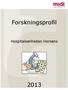 Forskningsprofil. Hospitalsenheden Horsens